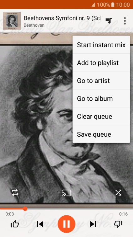 Press Add to playlist.