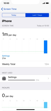 Press Screen Time.