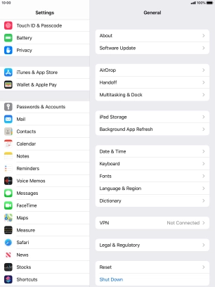 Press Touch ID & Passcode.