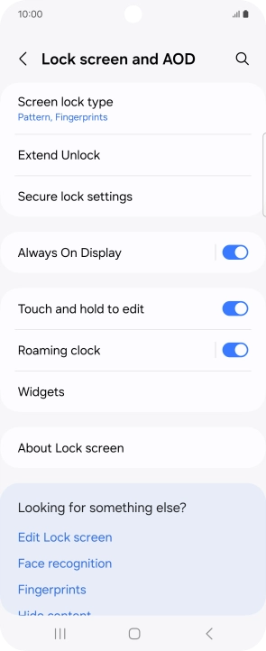 Press Screen lock type and key in the additional phone lock code you created earlier. Press Screen lock type and key in the additional phone lock code you created earlier.