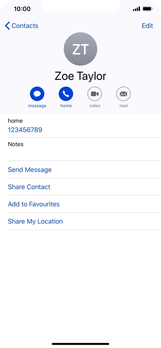 Slide your finger upwards starting from the bottom of the screen to return to the home screen.