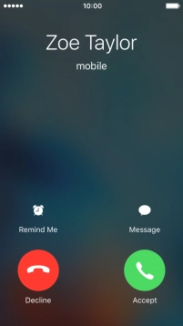 If the screen lock is turned off, press Accept.