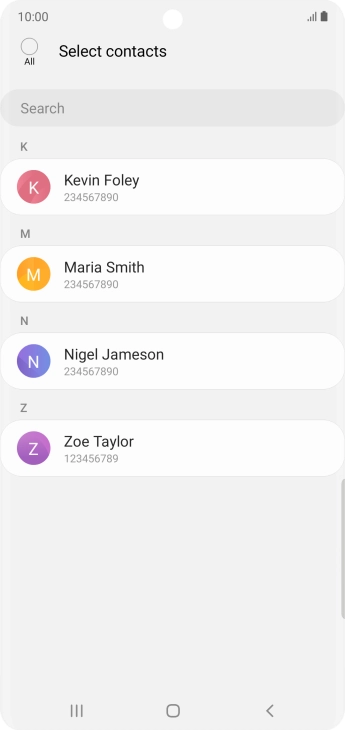 Press the field above Press the field above