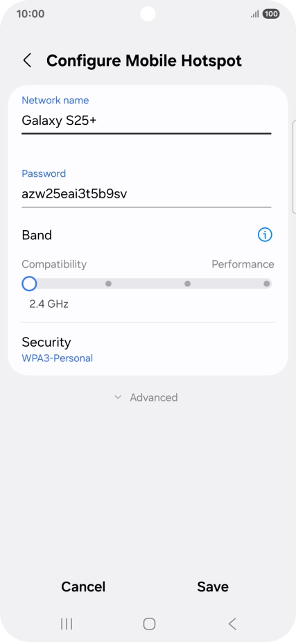 Press the field below Press the field below