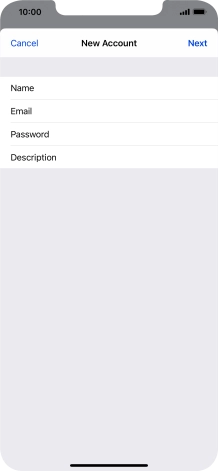 Press Description and key in the required name.