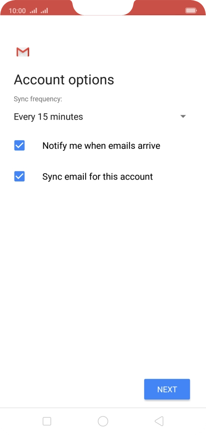 Press the drop down list below 
