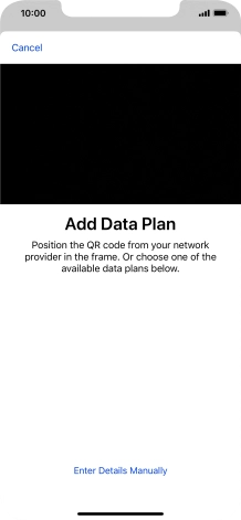 Place the QR code inside the phone camera frame to scan the code.