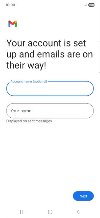 Press the field below 