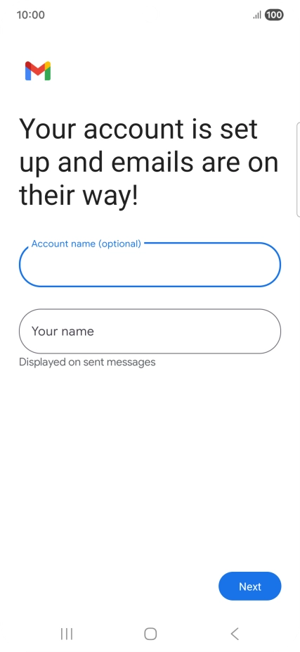 Press the field below 