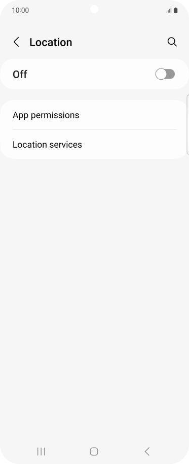 Press the indicator to turn the function on or off.