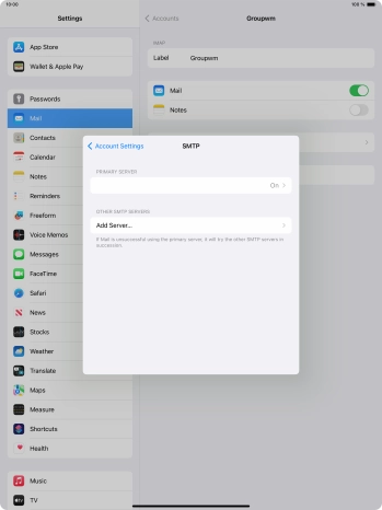 Press the field below 