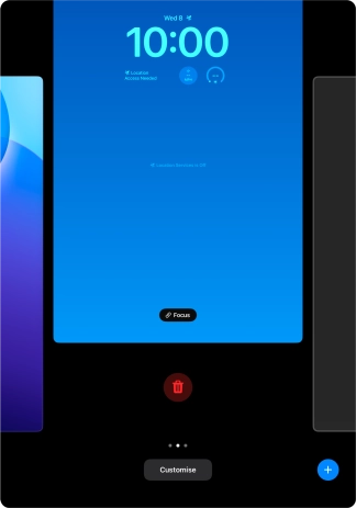 Press the delete icon.