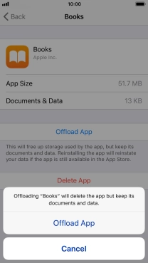 Press Offload App.