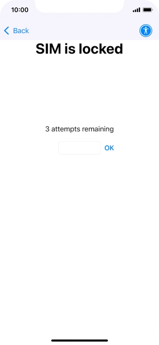 If your SIM is locked, key in your PIN and press OK.