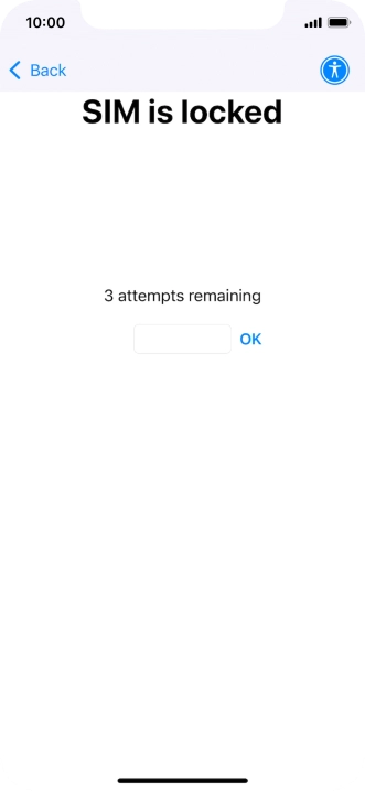 If your SIM is locked, key in your PIN and press OK.