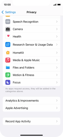 Press Record App Activity.
