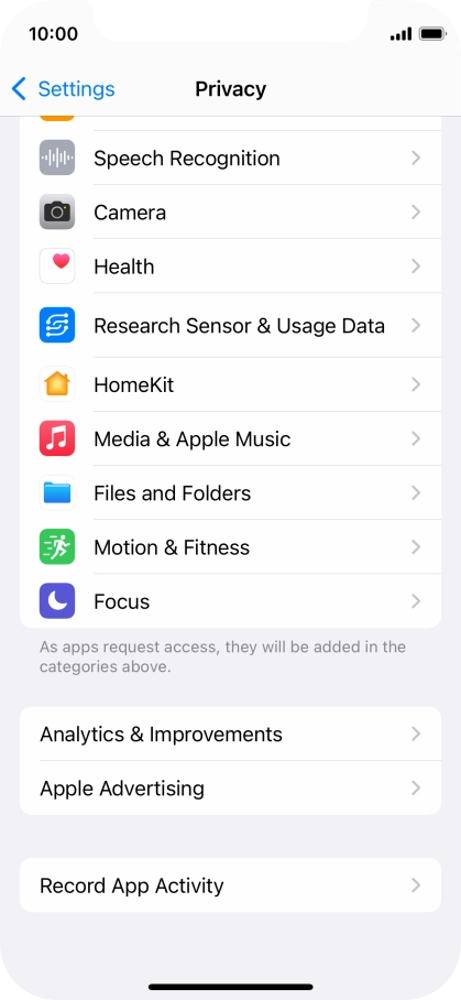 Press Record App Activity.