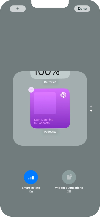 Press Smart Rotate to turn the function on or off.