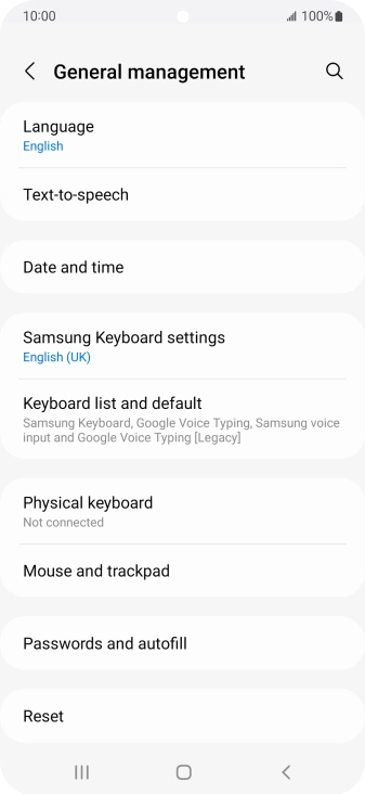 Press Date and time.