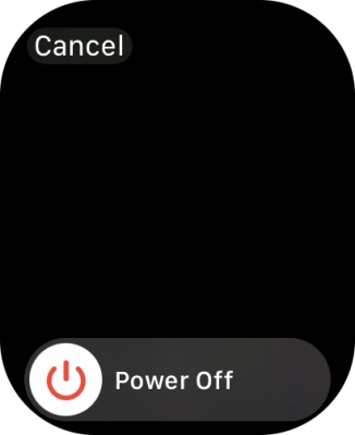 Press and drag the power off icon right.