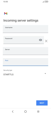 Press the drop down list below 