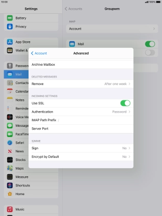 Press the indicator next to Press the indicator next to