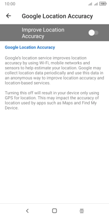 If you press the indicator next to 