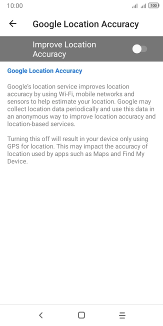 If you press the indicator next to 