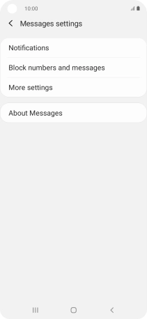 Press More settings.