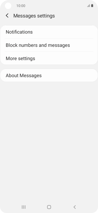 Press More settings.