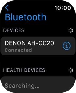 Press the Digital Crown to return to the home screen.