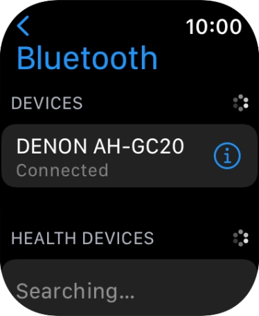 Press the Digital Crown to return to the home screen.