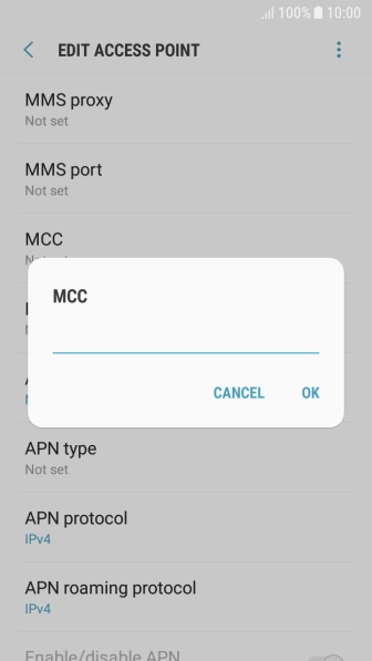 Key in 505 and press OK.