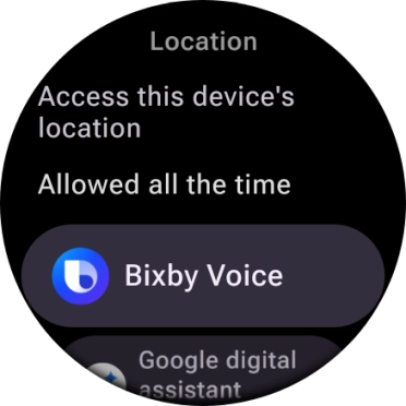 Press the required app. Press the required app.