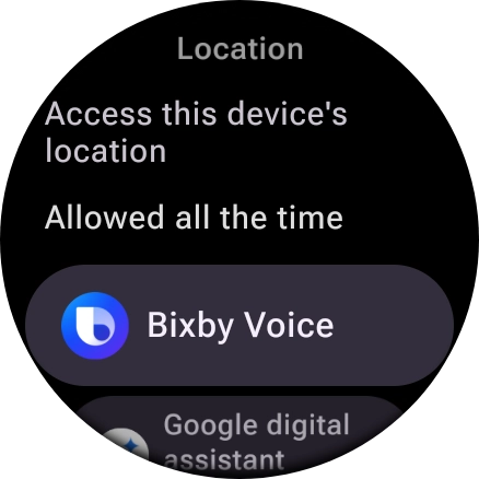 Press the required app. Press the required app.