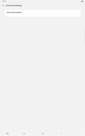 Press Voicemail number.