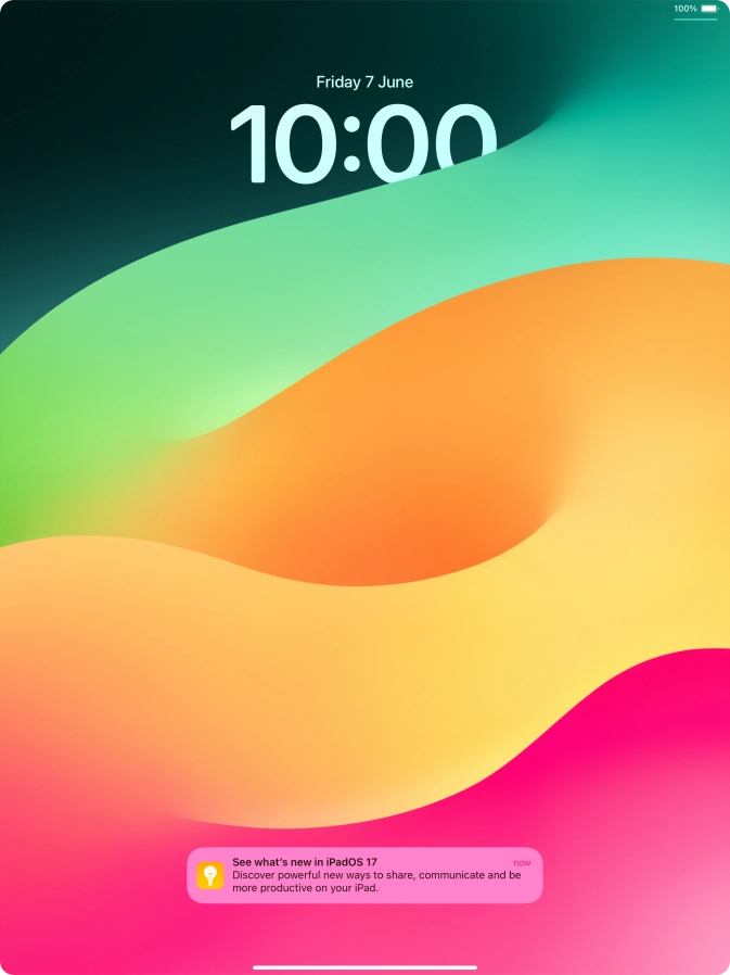 Press the required notification and follow the instructions on the screen to use the selected function.