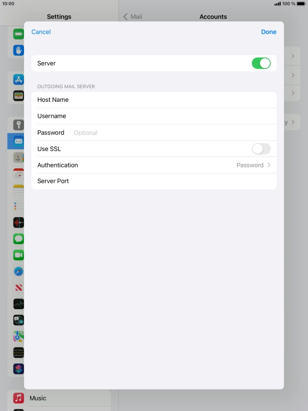 Press Authentication.
