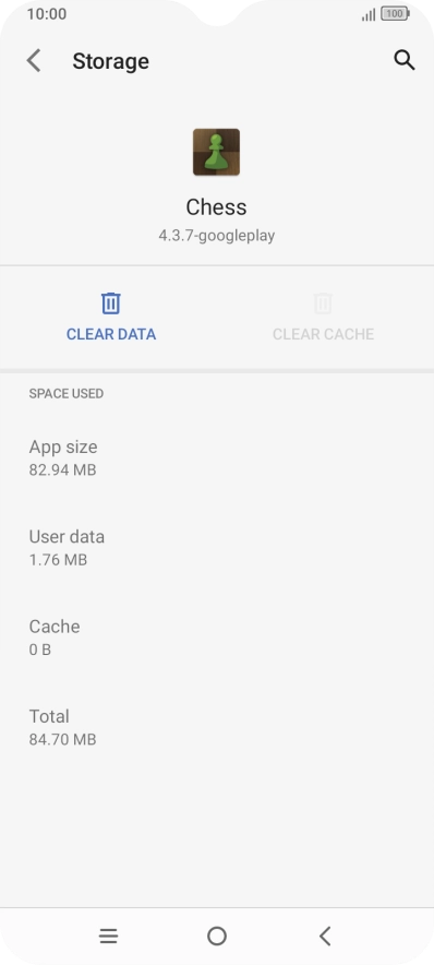 Press the Home key to return to the home screen.