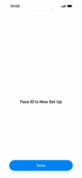 Press Done. If you haven't previously selected a phone lock code, key in a code of your own choice twice. Press Done. If you haven't previously selected a phone lock code, key in a code of your own choice twice.