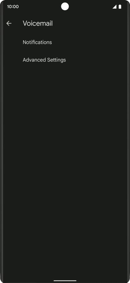 Press Advanced Settings.