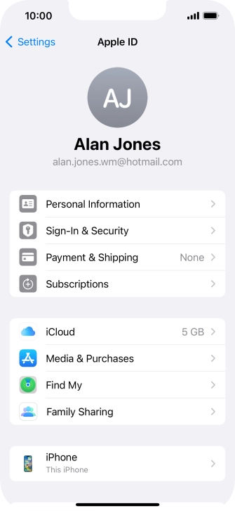Slide your finger upwards starting from the bottom of the screen to return to the home screen.