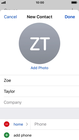 Press Phone and key in the required phone number.