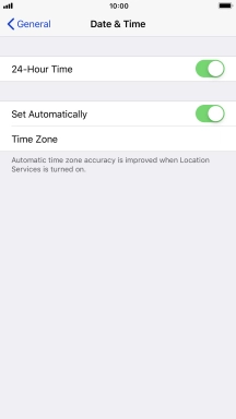 Press the Home key to return to the home screen.