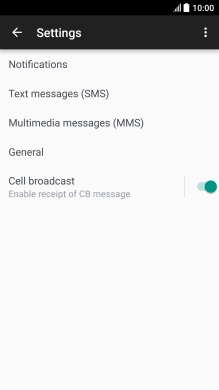 Press Text messages (SMS).