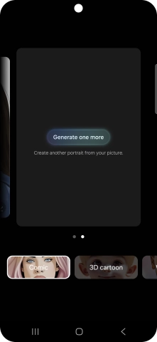 Press Generate one more to generate a new photo suggestion.