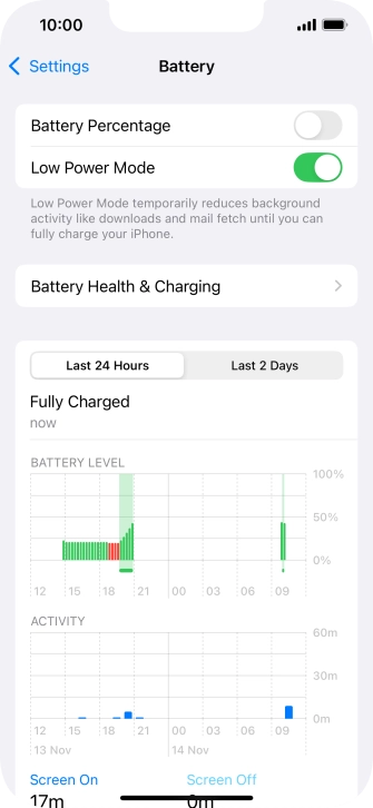 Slide your finger upwards starting from the bottom of the screen to return to the home screen.