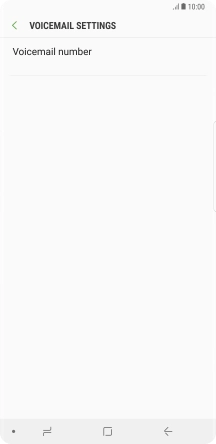 Press Voicemail number.