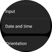 Press Date and time.