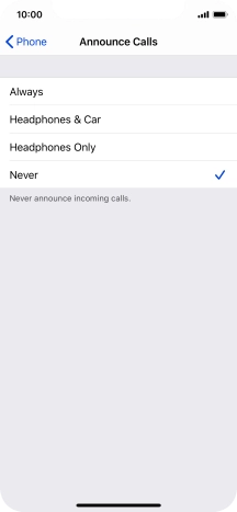 Press Always to turn on the function when silent mode is turned off.